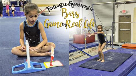 fantastic gymnastics game bars in real life sariah sgg youtube