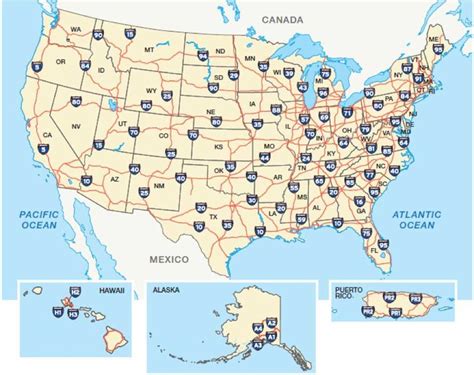 Map Of The Interstate Highway System 2018 Gas Tax Heavy Equipment