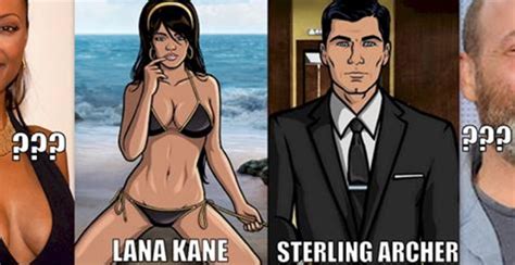 This Is How The Cast Of Archer REALLY Looks A Cast Of Unhinged Agents Guff