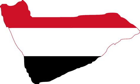 Flag Map Of Yemen Symbol Hunt