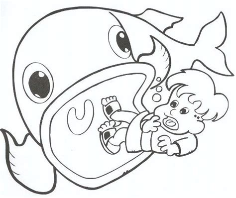 But it was no ordinary whale. cute Jonah being swallowed by a big fish (Jonah 1 ...