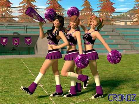 T N Y Twinye Cheerleaders By Cronoz Artes On Deviantart