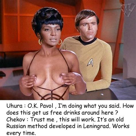 Post Fakes HF Artist Nichelle Nichols Nyota Uhura Pavel Chekov Star Trek Walter Koenig
