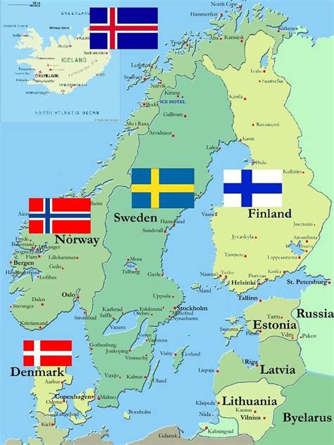 Få et gratis tilbud nu. The 5 Scandinavian Countries. Iceland, Norway, Finland ...