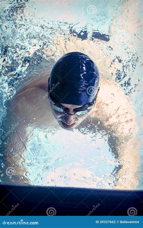 Swimmer Stock Photo Image Of Goggles Exercise Freestyle 39337662