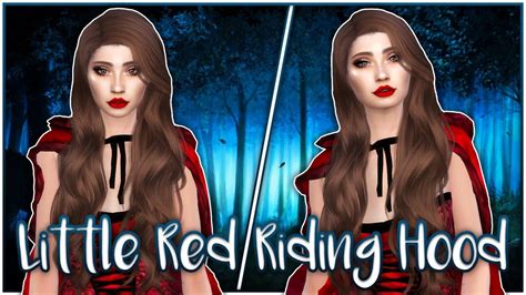 🎃little Red Riding Hood Sims 4 Halloween Cas Full Cc List Youtube