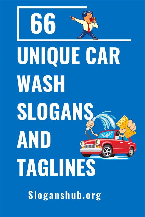 Car Wash Slogans And Taglines Car Detailing Car Wash Unique Cars
