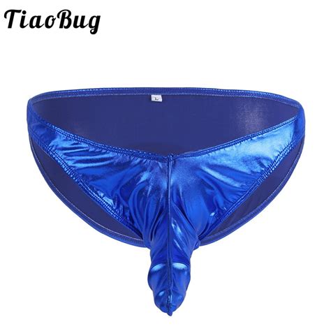 buy m xl new arrival mens lingerie patent leather bikini underwear with closed