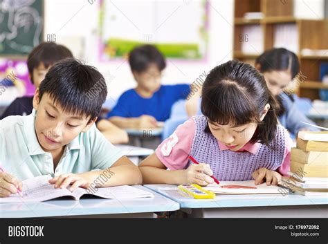 Asian Primary School Image And Photo Free Trial Bigstock
