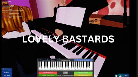 Lovely Bastards Roblox Got Talent Piano Cover Sheets In Desc Youtube