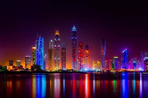 Dubai Skyline A Perfect Example Of Contemporary And