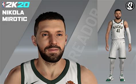 Nba 2k20 Nikola Mirotic Cyberface By Shuajota