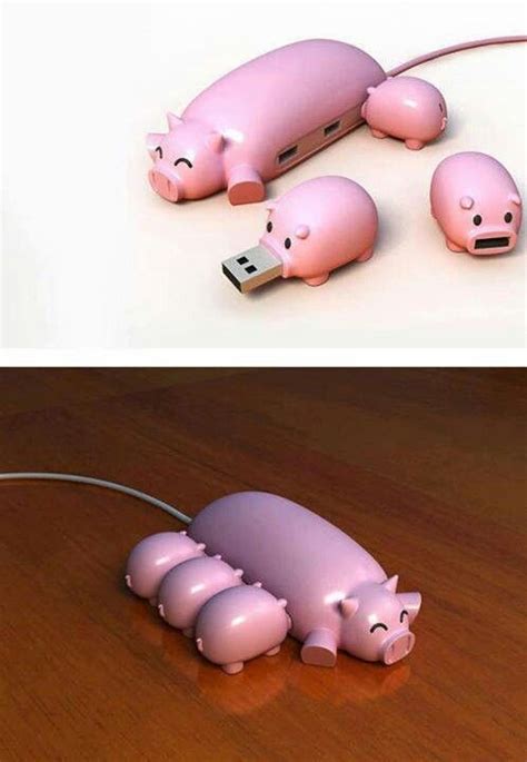 Pig Memory Stick Usb Hub Cute And Creativei Guess Id