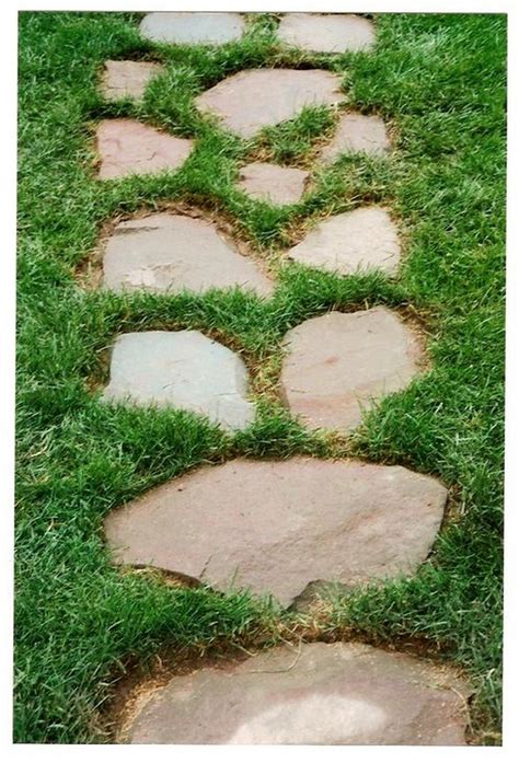 Recycled smart stepping garden landscaping stones, put the. 15 55+ Best Stepping Stone Pathway Decor For Your Garden # ...