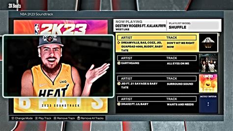 Nba 2k23 Soundtrack List And Menu Overview🔥 Youtube