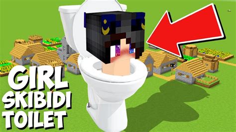 I Found Biggest Girl Skibidi Toilet In Minecraft New Giant Girl Youtube
