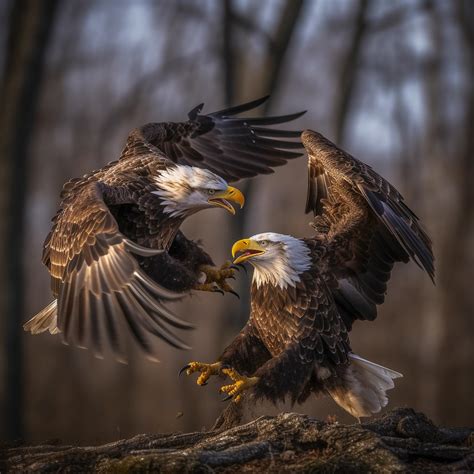 Eagles Fighting Midjourney Creation Mark Freeth Flickr