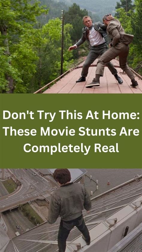 don t try this at home these movie stunts are completely real movies stunts movie posters