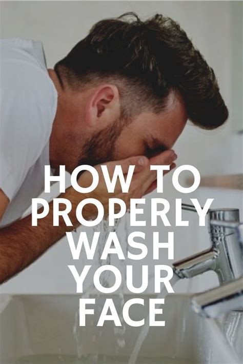 A 5 Step Guide For Men On How To Properly Wash Their Faces And Breaking
