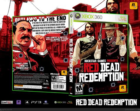 Red Dead Redemption Xbox 360 Box Art Cover By Tat76