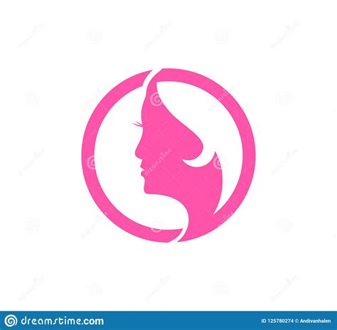 Fashion And Beauty Women Face Profile Icon Logo Design