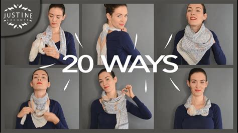15 Creative Ways To Tie A Scarf Ways To Wear A Scarf Scarf Styles How