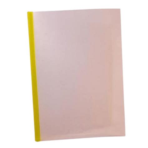 Lightweight 2mm Thick Rectangular A4 Plain Plastic File Folder For