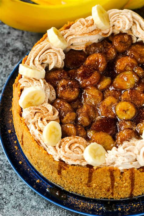bananas foster cheesecake ~ recipe queenslee appétit