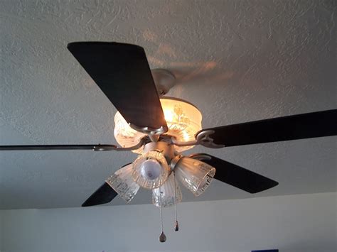 Newer ceiling fans may require mini candelabra while older ceiling fans may have a standard medium light bulb fitting. Batchelors Way: My $3 Ceiling Fan