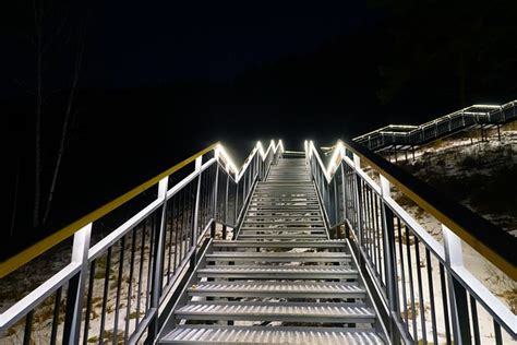Night Stairs Steps Free Photo On Pixabay Pixabay