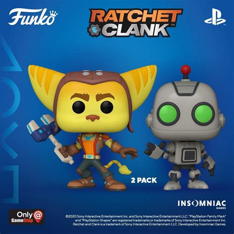 Coming Soon Pop Games Ratchet Amp Clank 2 Pack Pre Order Today Funkopop