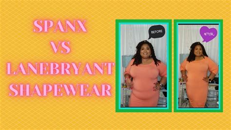 Plus Size Shapewear Review Spanx Vs Lane Bryant Try On Haul