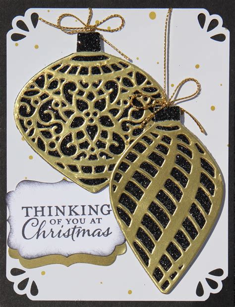 Video Delicate Ornament Glimmer Christmas Wow Card Stampin Up
