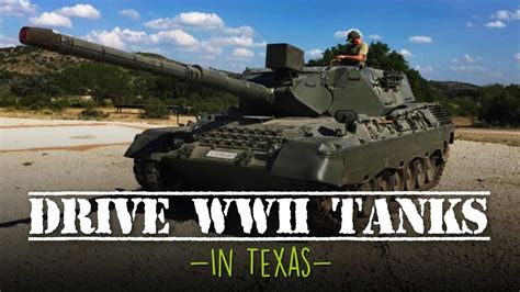 Drivetanks In Texas Lets Visitors Drive A World War Ii Tank Youtube