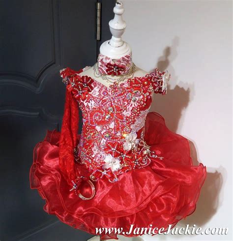 Janice jackie) offer one of a kind design of glitz national pageant dress. (#1068) Off shoulder flat glitz national pageant dress ...