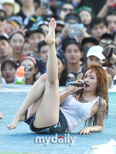31 Photos Of Hyuna Looking Dangerously Sexy In Her Wet See Through