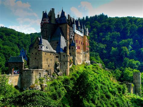Burg Eltz Castle In Germany Hd Wallpaper Background