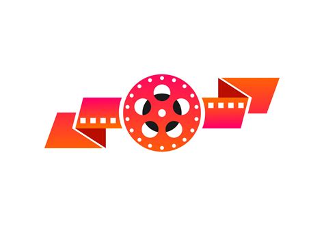 Red Film Cinema Logo Vector Gráfico Por Deemka Studio · Creative Fabrica