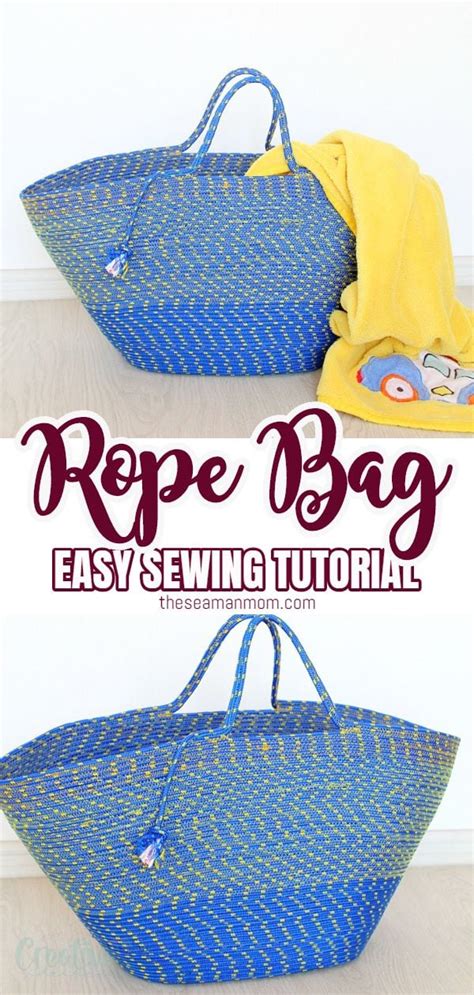 Rope Bag Sewing Tutorial Easy Peasy Creative Ideas