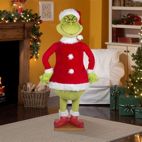 Life Size Animated Grinch The Green Head