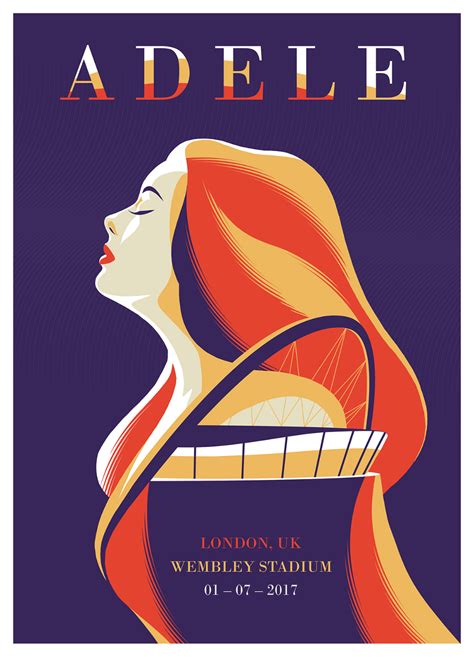 Adele On Behance In 2021 Adele Adele Concert Concert Posters