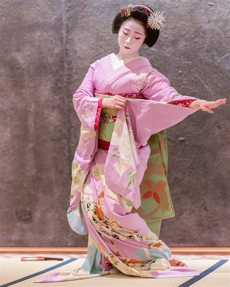 Image Geisha Japan Geisha Art Kimono Japan Japanese Kimono Traditional Dance Traditional