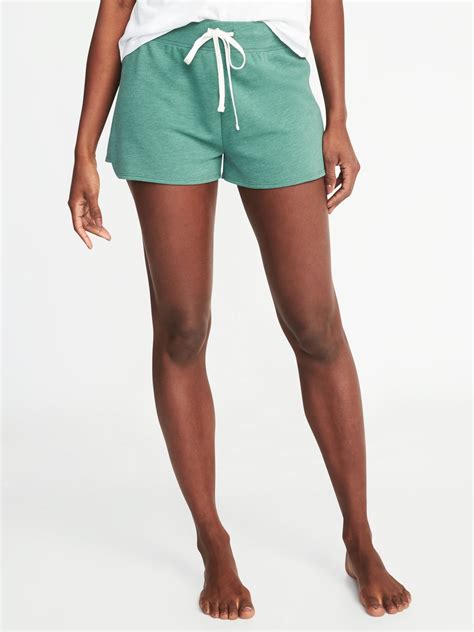 French Terry Drawstring Shorts For Women Old Navy Pajamas Women Gym Shorts Womens