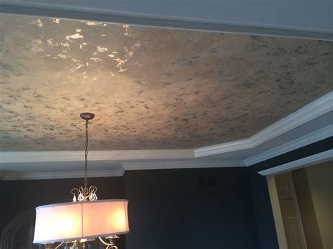 Tray Ceiling Metallic Paint Decor Design Ceiling Lights Ceiling