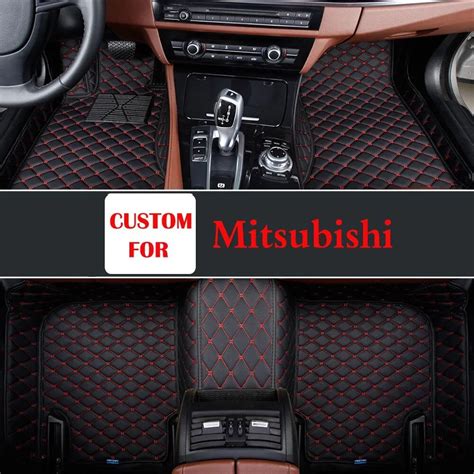 Custom Fit 3D Car Floor Mats For Mitsubishi Outlander 2008 2018 Models