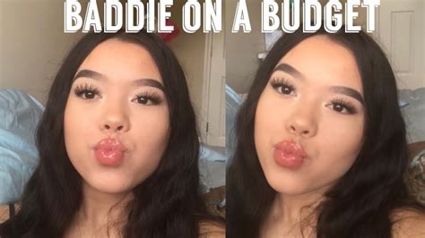 Back To School Baddie Makeup Baddie On A Budget🤩 Youtube