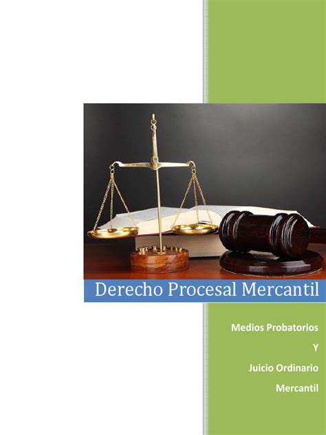 Derecho Procesal Mercantil Demanda Judicial Ley Procesal