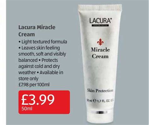 Lacura Miracle Cream Offer At Aldi