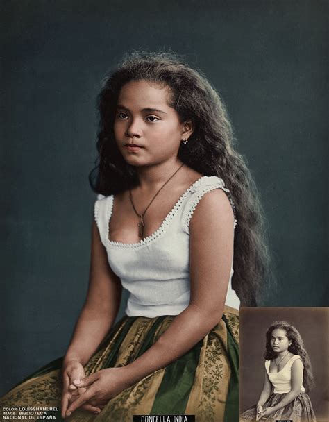 photograph of a filipina girl c 1870 colorized by me filipina girls filipino girl filipino