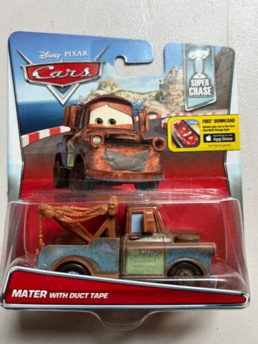 Disney Pixar Cars Mater With Duct Tape Super Chase 2015 Htf Very